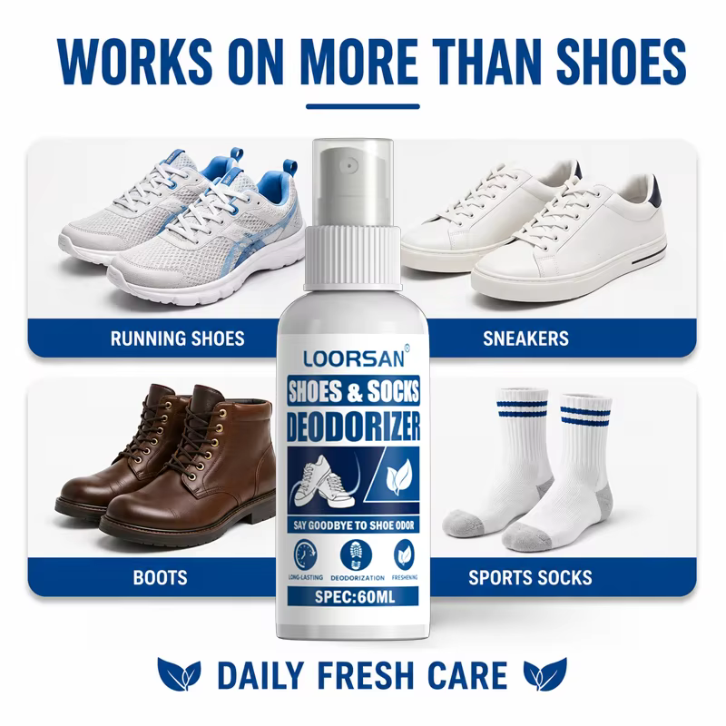 Spray désodorisant pour chaussures et chaussettes Loorsan