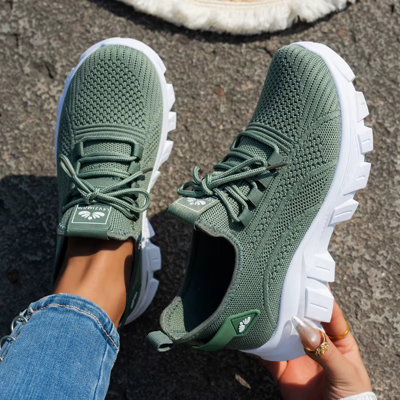 Chaussures tricotées légères et respirantes pour femmes