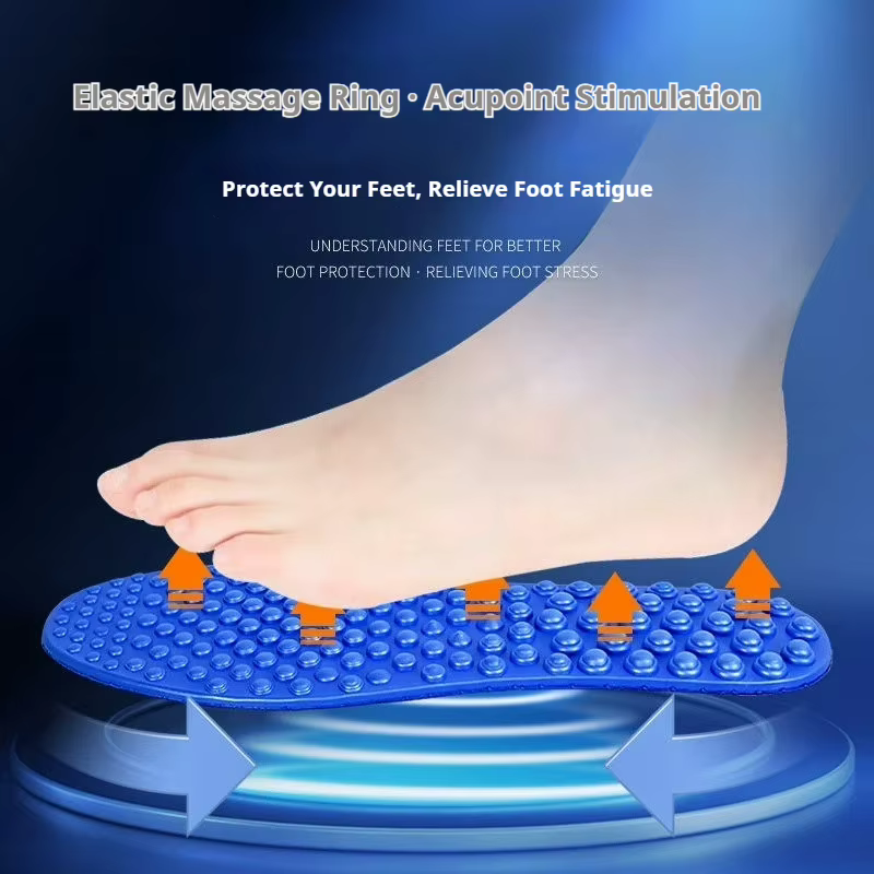 1 paire doigt pression conseil Massage semelle intérieure soulager la Fatigue des pieds chaussures semelles hommes femme
