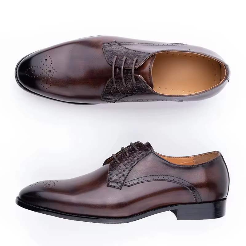 Chaussures en cuir de luxe pour hommes