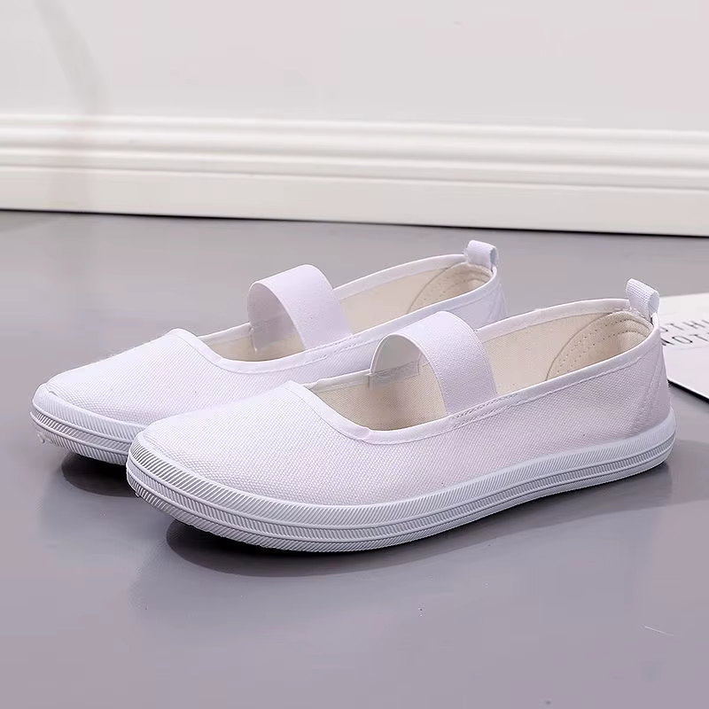 Chaussures pour femmes bas blanc dames