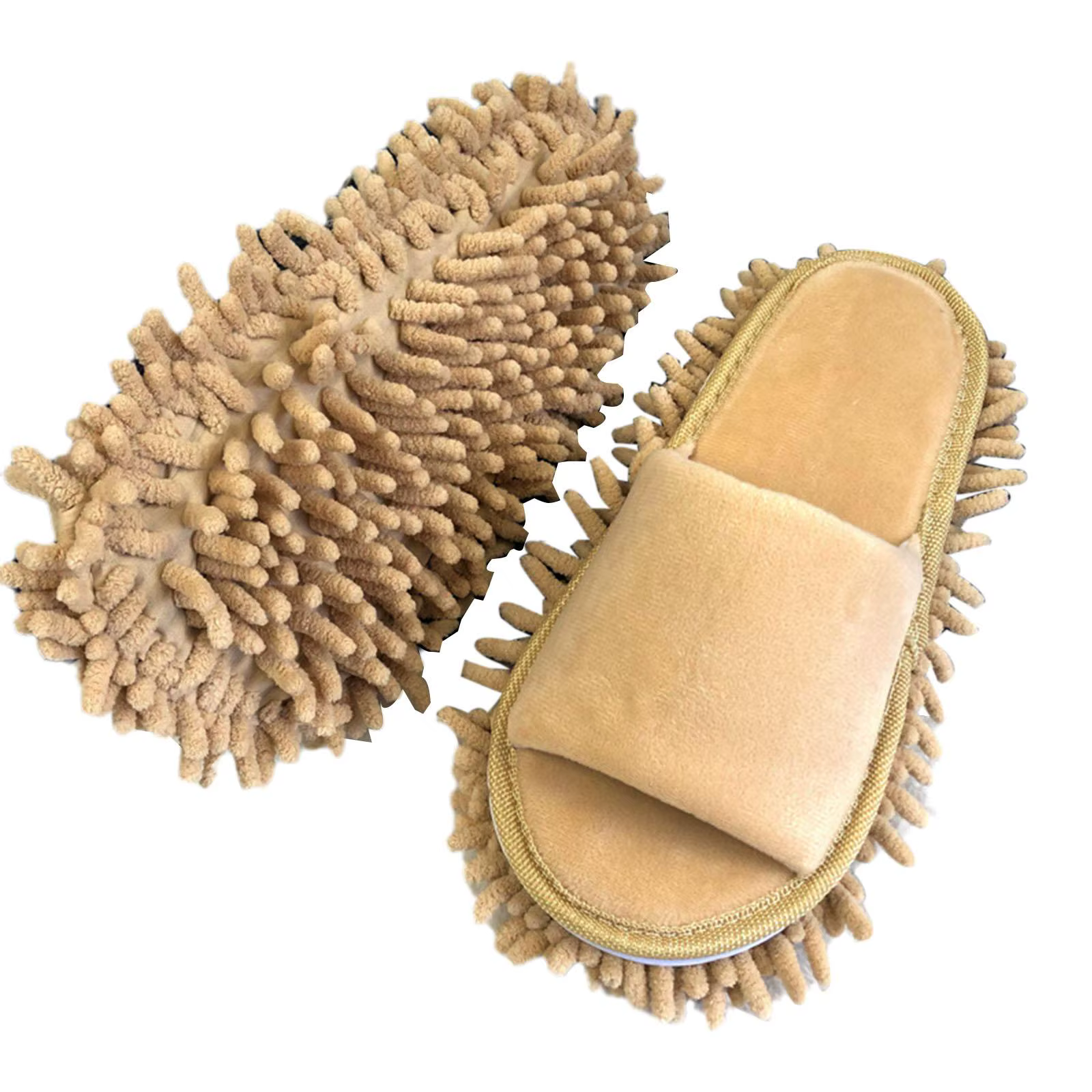 Pantoufles multifonctions en microcarence pour livres de sol, chaussures de nettoyage paresseuses, chaussures anti-poussière pour la maison