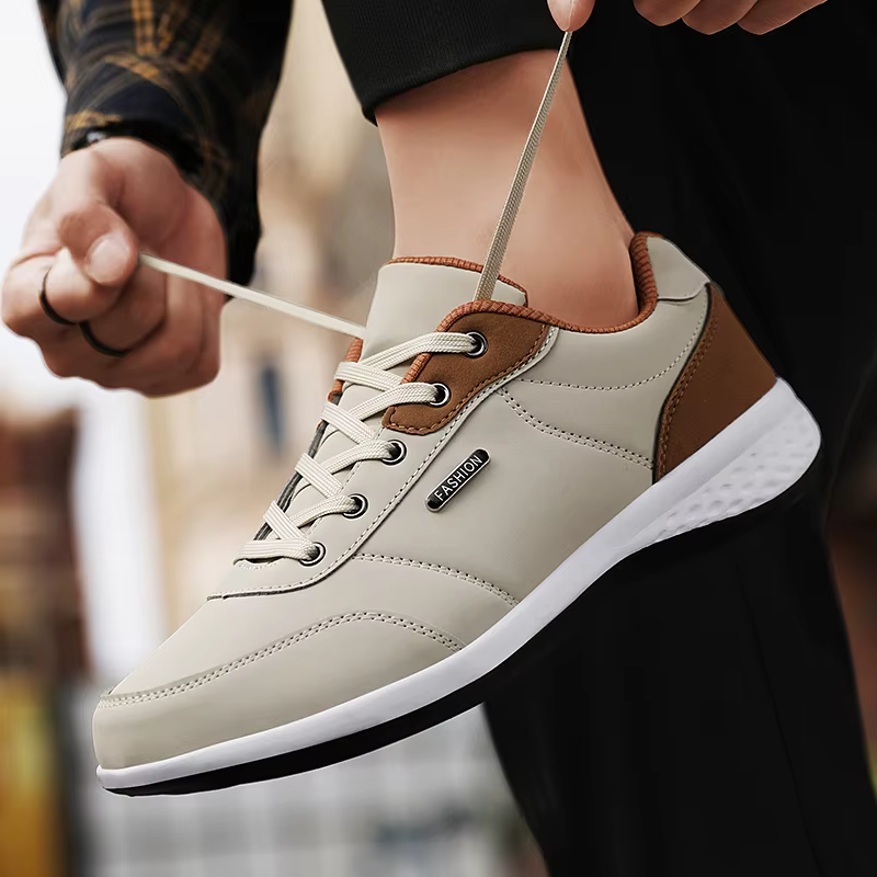 Nouveau Balan hommes chaussures en cuir Sneaker tendance