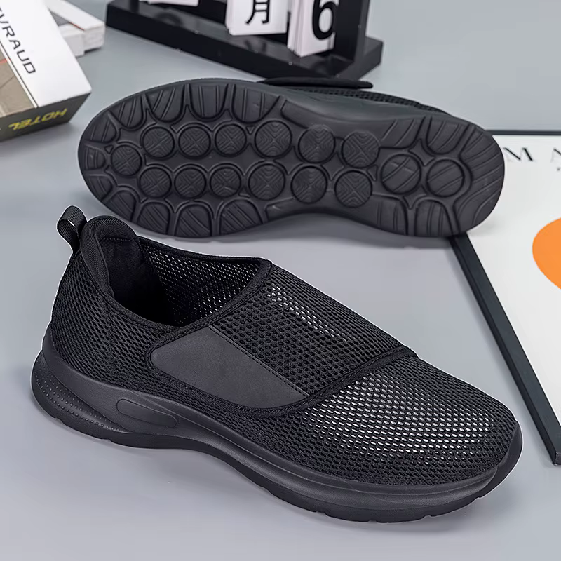 Chaussures orthopédiques décontractées pour pieds larges
