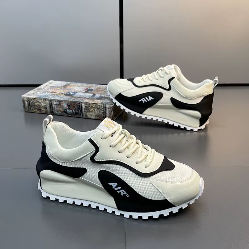 Grosses baskets hommes couverture bas conseil chaussures mode décontracté microfibre cuir maille respirant augmenté