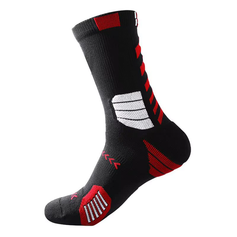 Chaussettes de basket-ball montantes évacuant l'humidité