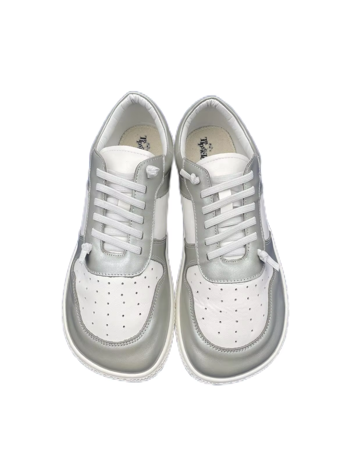 Tipsietoes pieds nus en cuir véritable 2025 nouvelle Sneaker pour femmes hommes plat doux zéro semelle tombante plus large orteil boîte Flexible léger