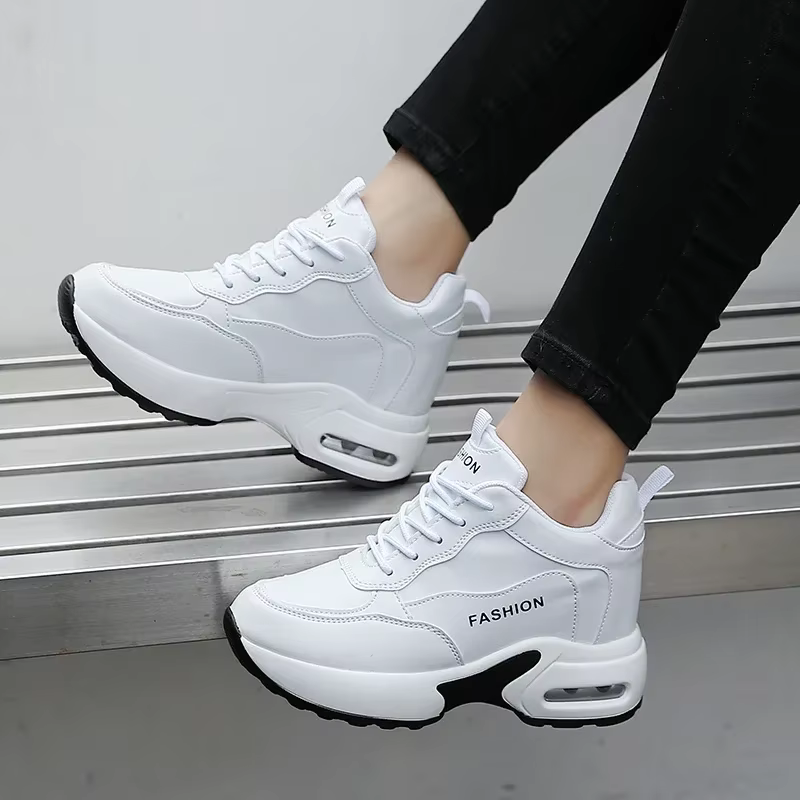 Chaussures de course à coussin de 8cm pour femmes