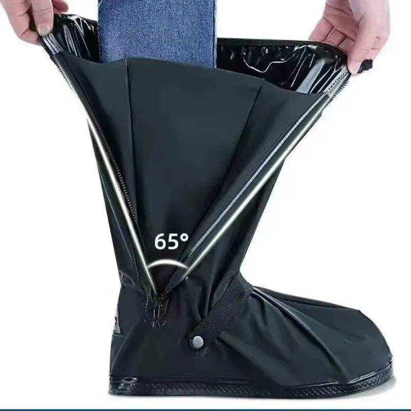 Couvre-chaussures de moto imperméables antidérapants pour la pluie et la neige