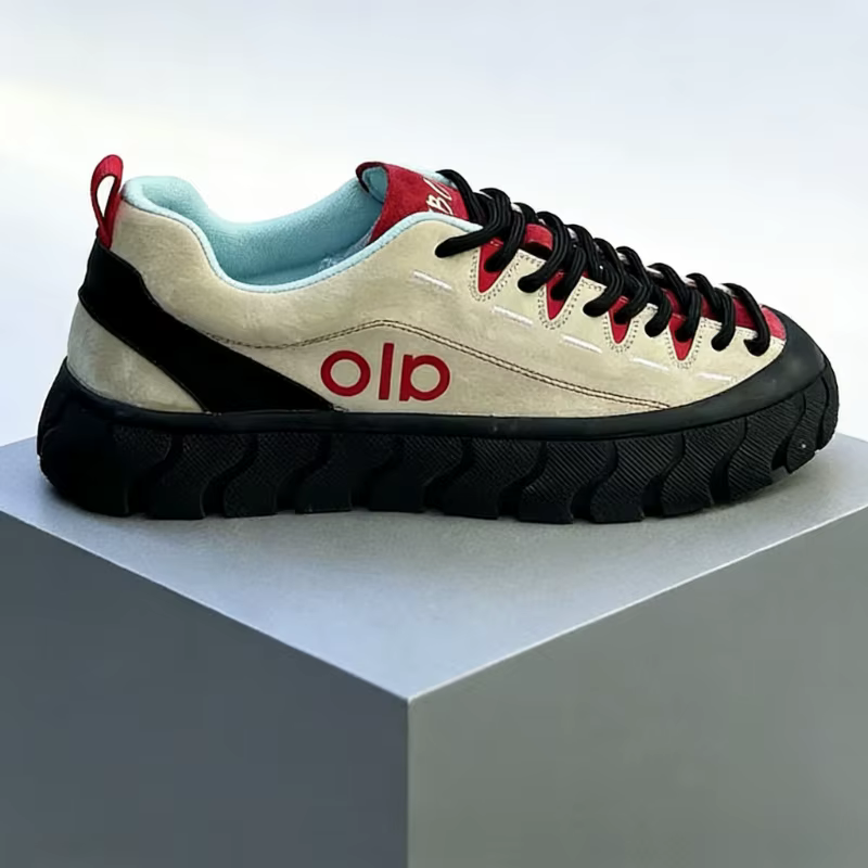 Baskets tendance en daim à plateforme pour hommes