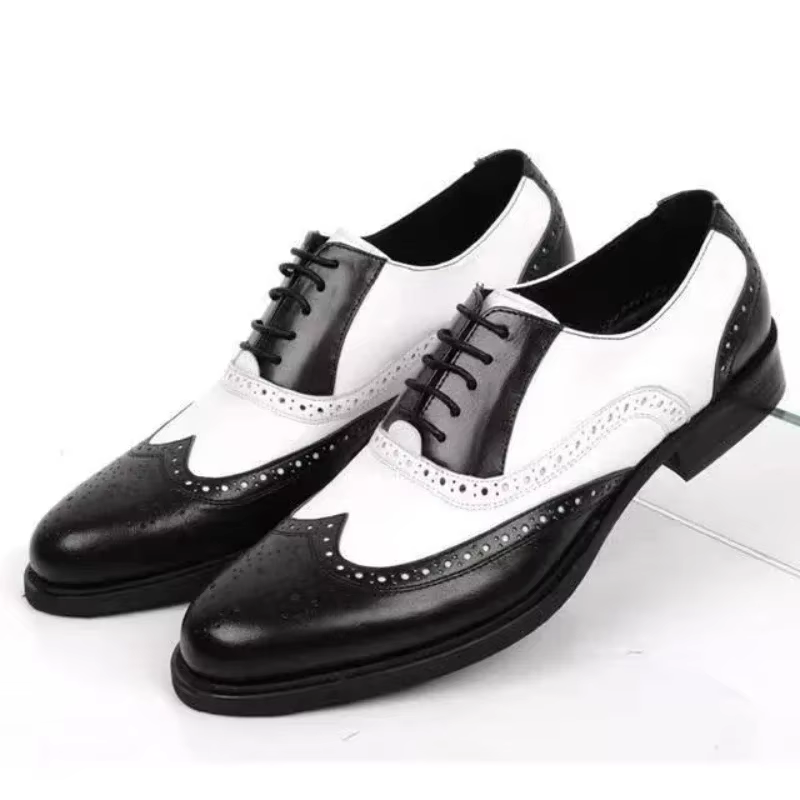 Couleurs mélangées hommes chaussures habillées rétro