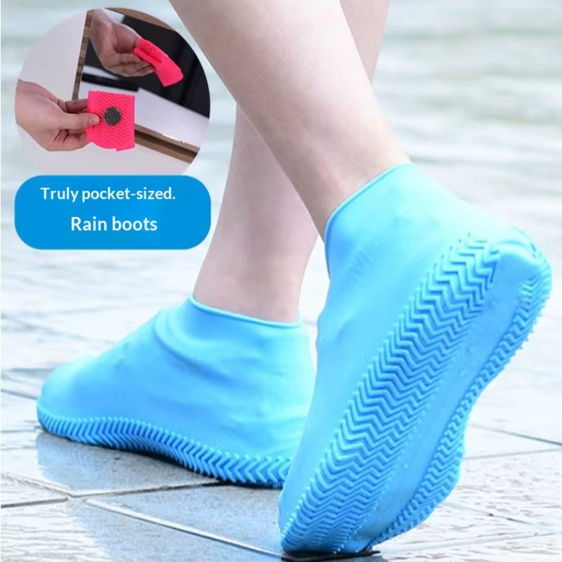 Couvre-chaussures imperméables réutilisables en silicone
