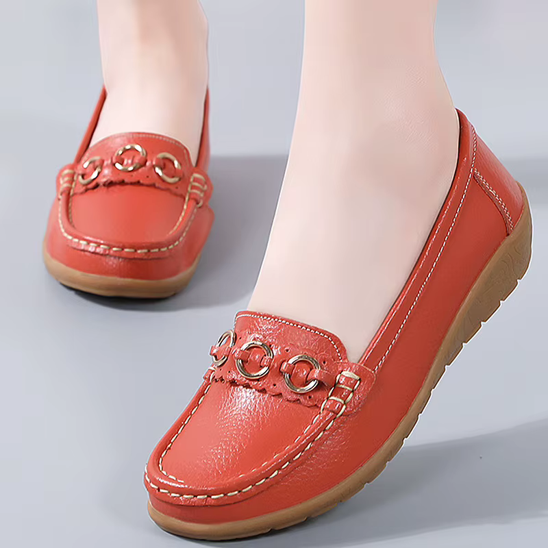 Femme chaussures doux talons bas