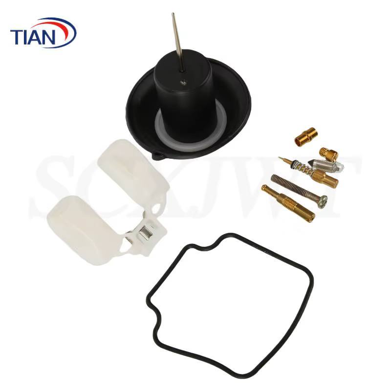 NOUVEAU Kit de réparation de carburateur de haute qualité : diaphragme à piston et flotteur – Indispensable pour l'entretien des motos et des motocross