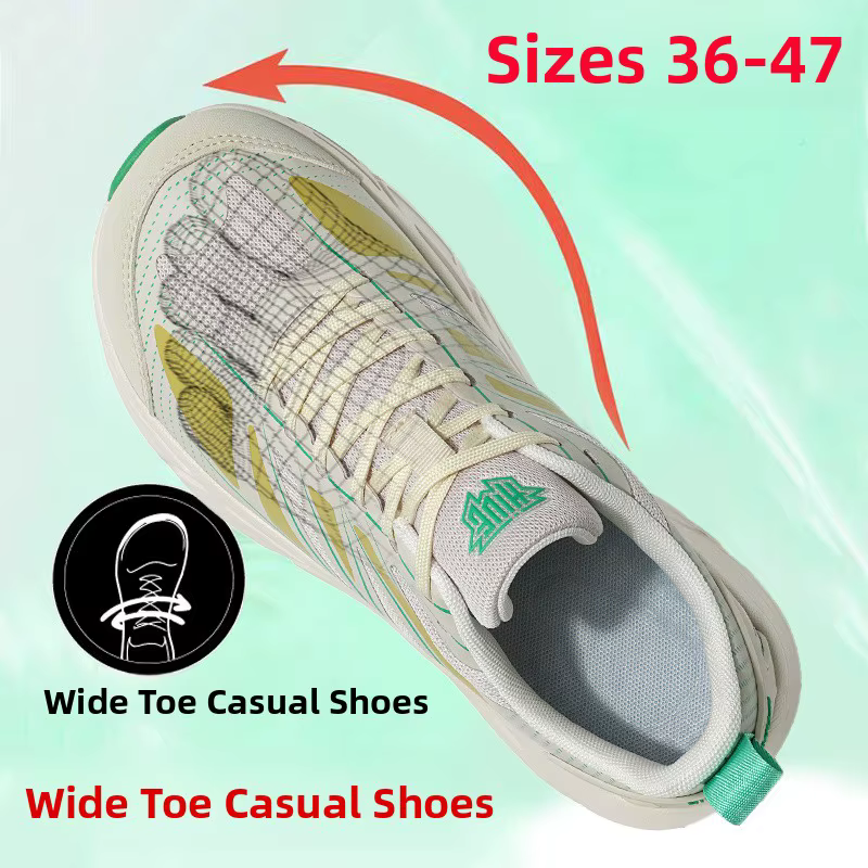 Chaussures de sport pour hommes à pied large (taille 4E) – Respirantes