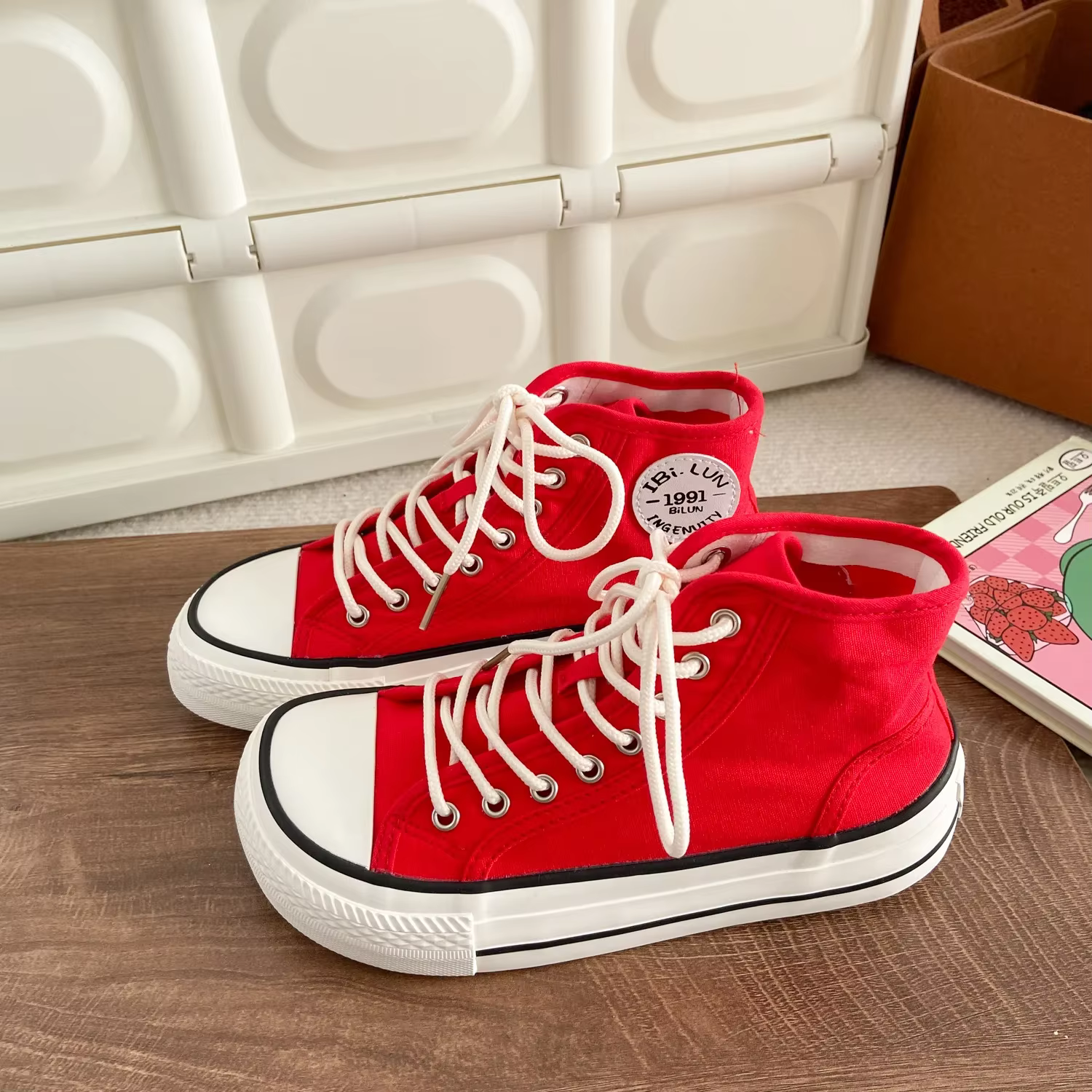 Nouvelles Chaussures Décontractées Polyvalentes en Toile pour Femme