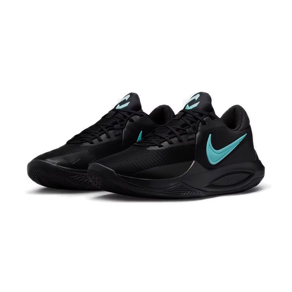 Nike Precision 6 Chaussures de basket-ball basses confortables et polyvalentes pour hommes en noir IO7605-040