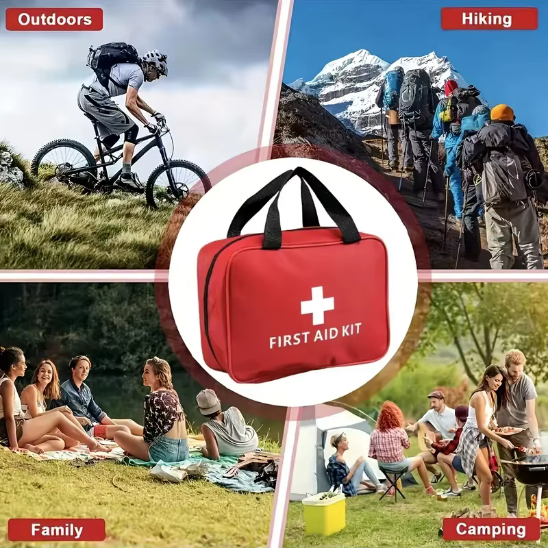 Trousse de premiers secours portable pour voiture, trousse de premiers soins portable, trousse de santé