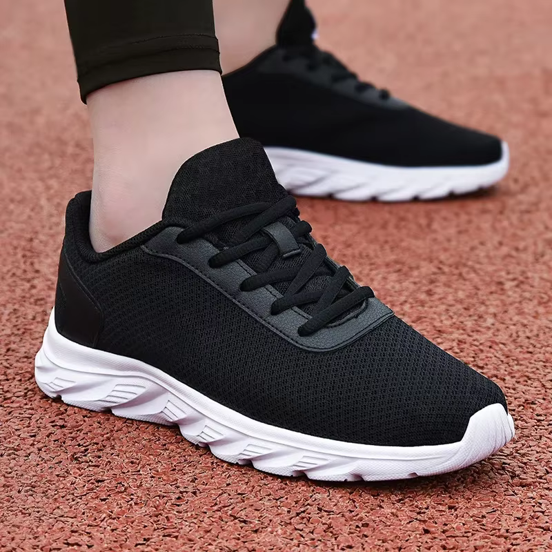 Chaussures décontractées respirantes noires pour homme