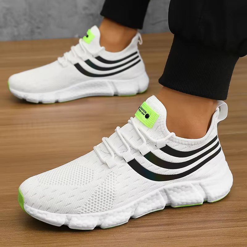 Baskets pour hommes chaussures à plate-forme respirantes confortables