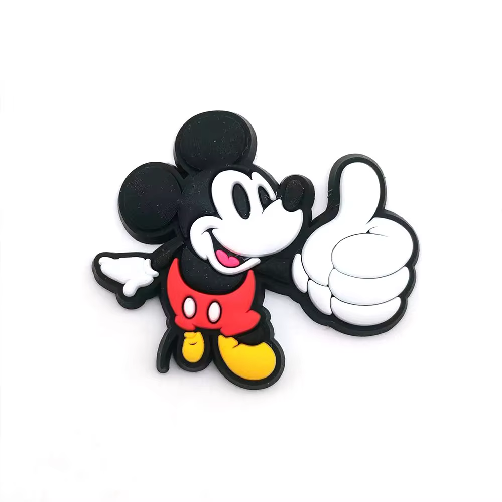 Potdemiel 20 pièces Accessoires de décoration pour chaussures de jardin en PVC Mickey et Minnie Mouse