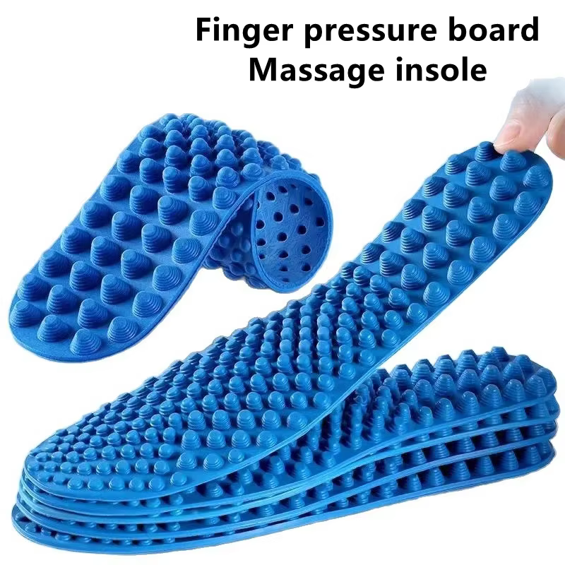 1 paire doigt pression conseil Massage semelle intérieure soulager la Fatigue des pieds chaussures semelles hommes femme