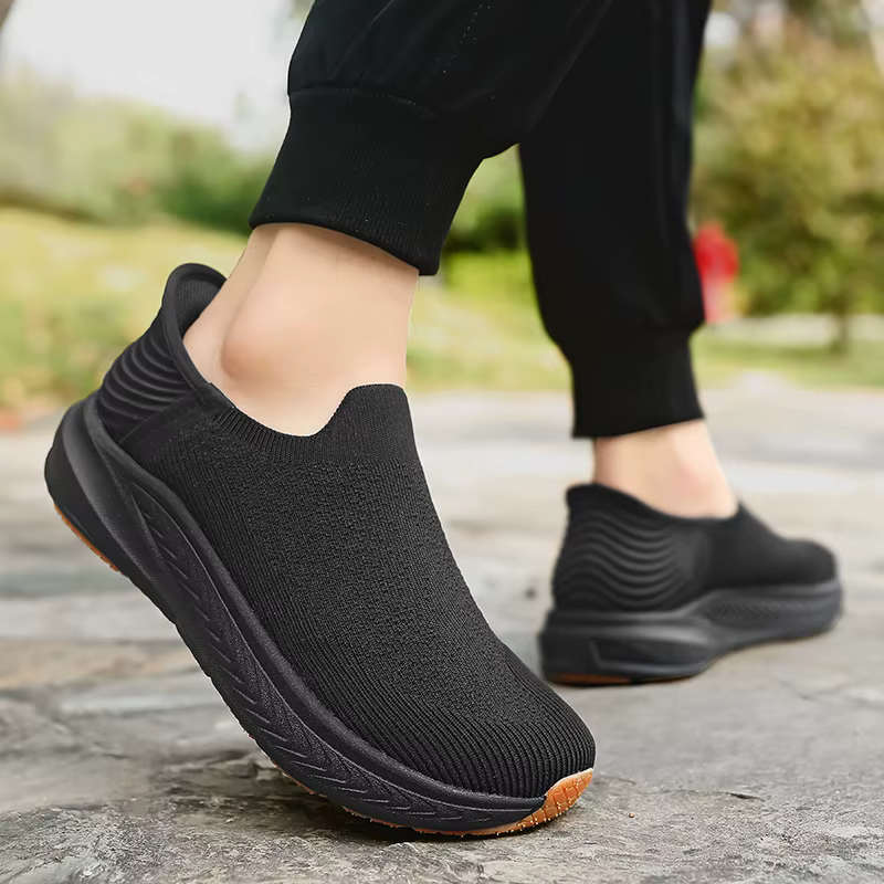 Chaussures de sport décontractées pour hommes à bout large