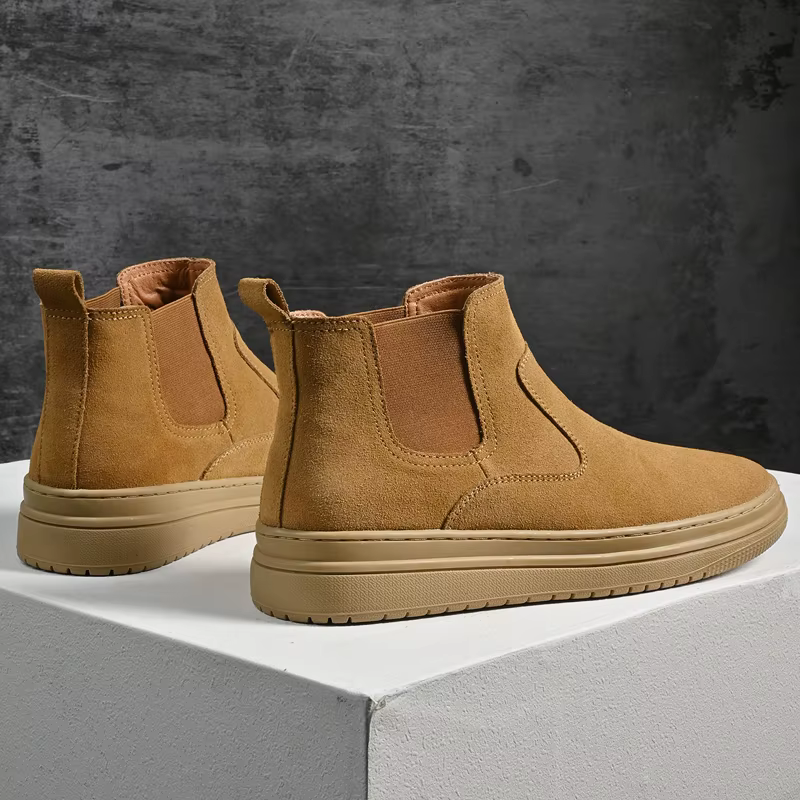 Marque italienne automne hiver hommes chaussures hautes conférence