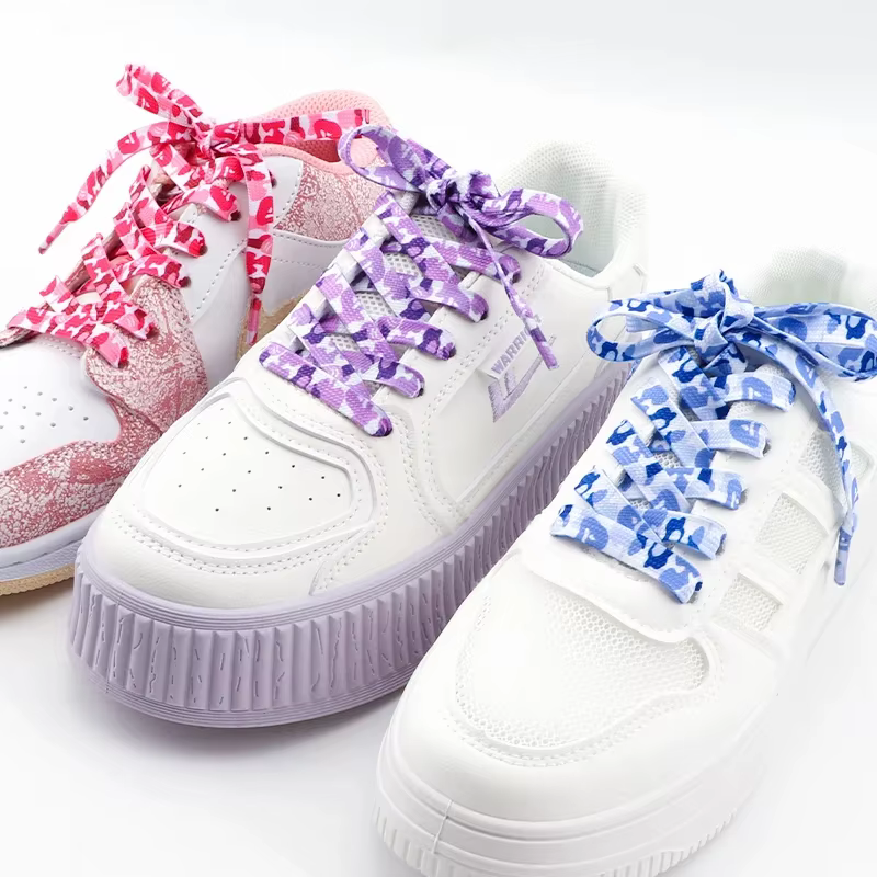 Lacets plats pour baskets