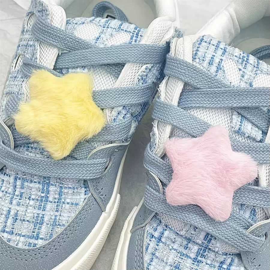Peluche étoile chaussure boucle ornements personnalité mignon os moelleux