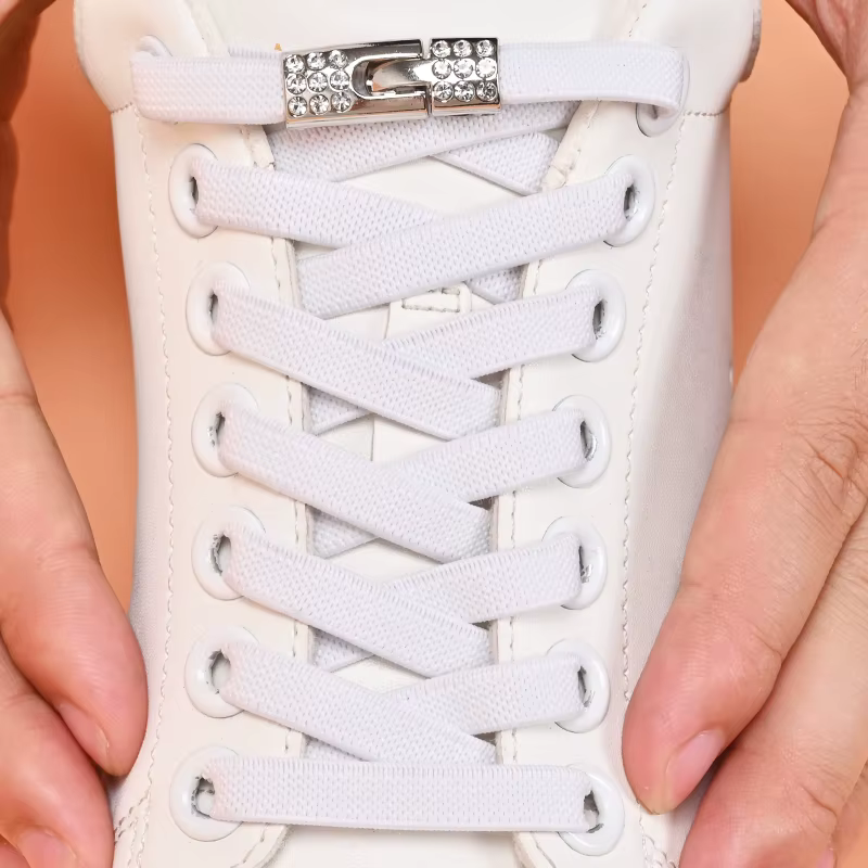 Lacets de chaussures sans cravate