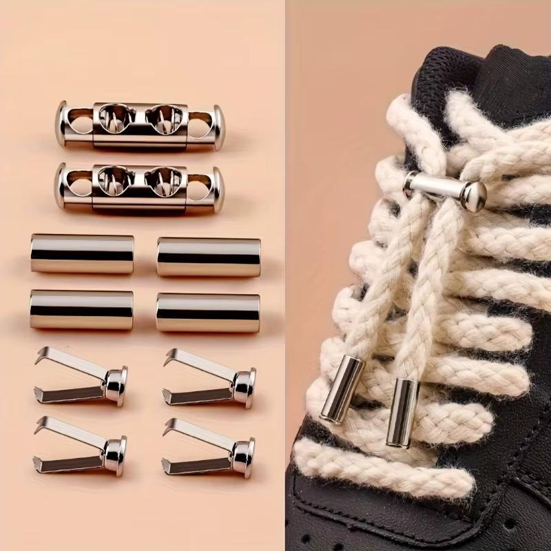 10 Pièces Verrous de lacets sans nœud