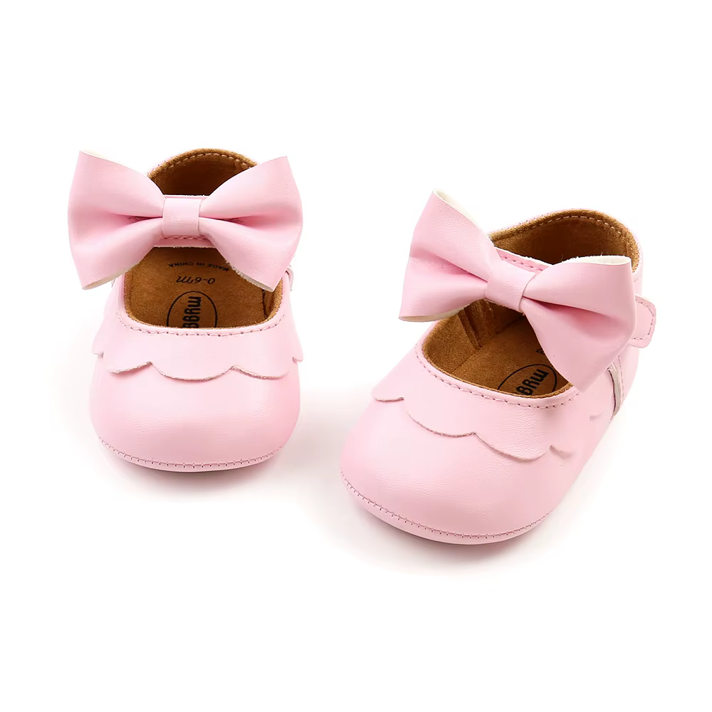 Chaussures de princesse en Pu pour bébé fille