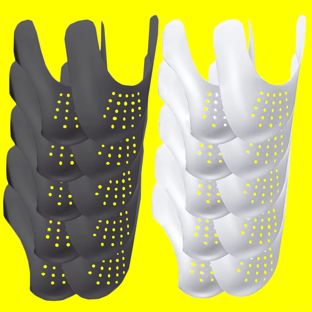5Paires Chaussure Anti Pli Protecteur pour Chaussures de Basket-Ball Tête Pli Garde Sneaker