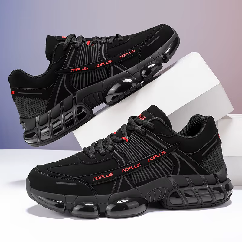 Baskets Chunky Tendance pour Hommes Grandes Tailles 39-48 Automne Hiver Respirantes en Maille Amortissantes Chaussures de Sport et Course en Extérieur