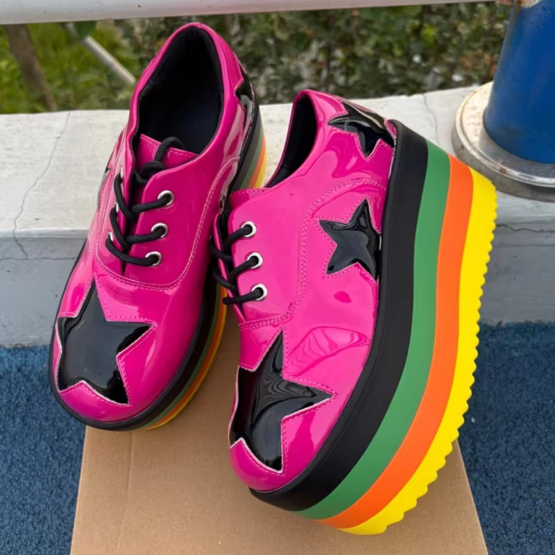 Star Rainbow Baskets décontractées pour femme