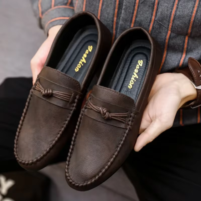 Mocassins Confortables à Enfiler pour Homme