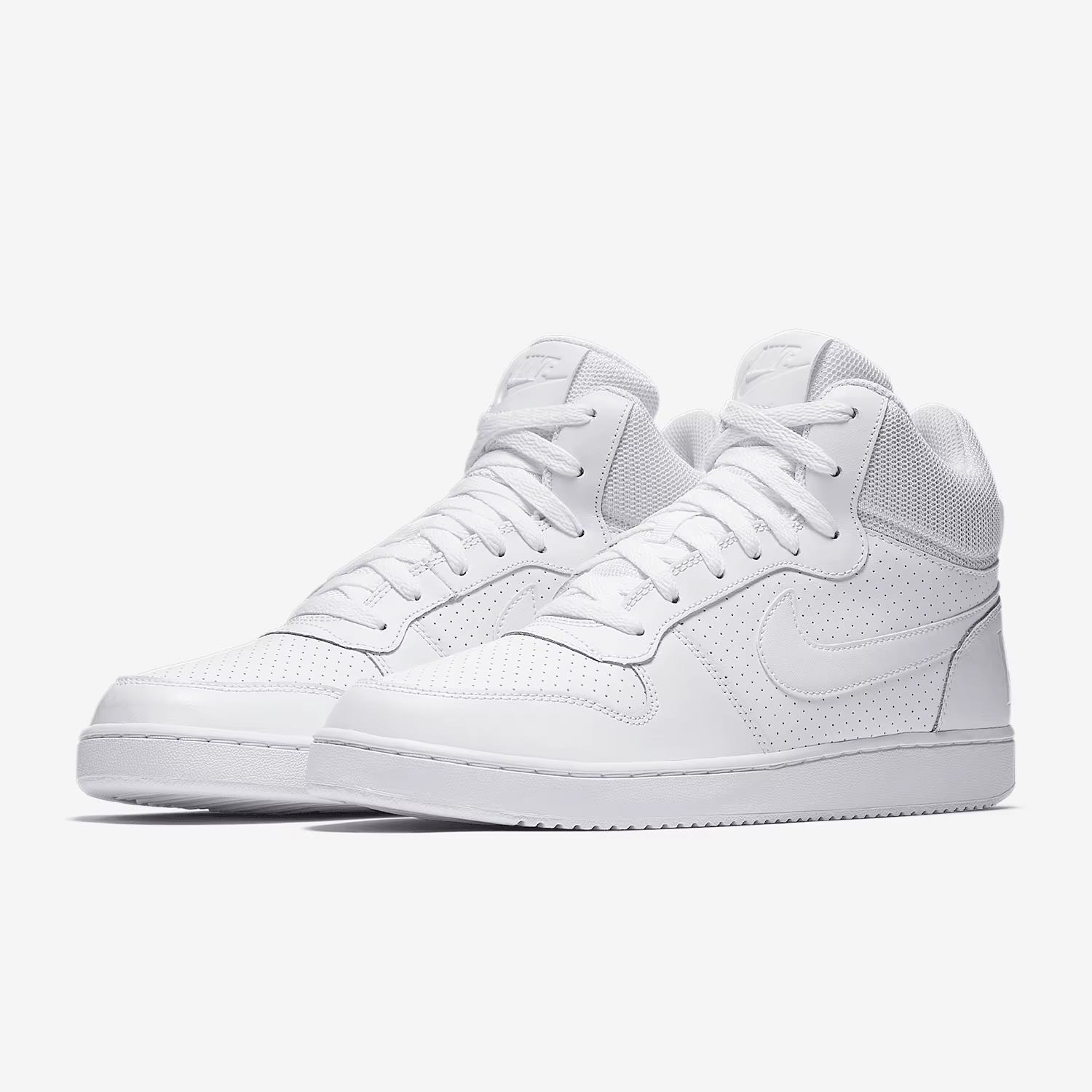 Nike véritable COURT BOROUGH MID hommes pur blanc haut baskets décontractées 838938-111