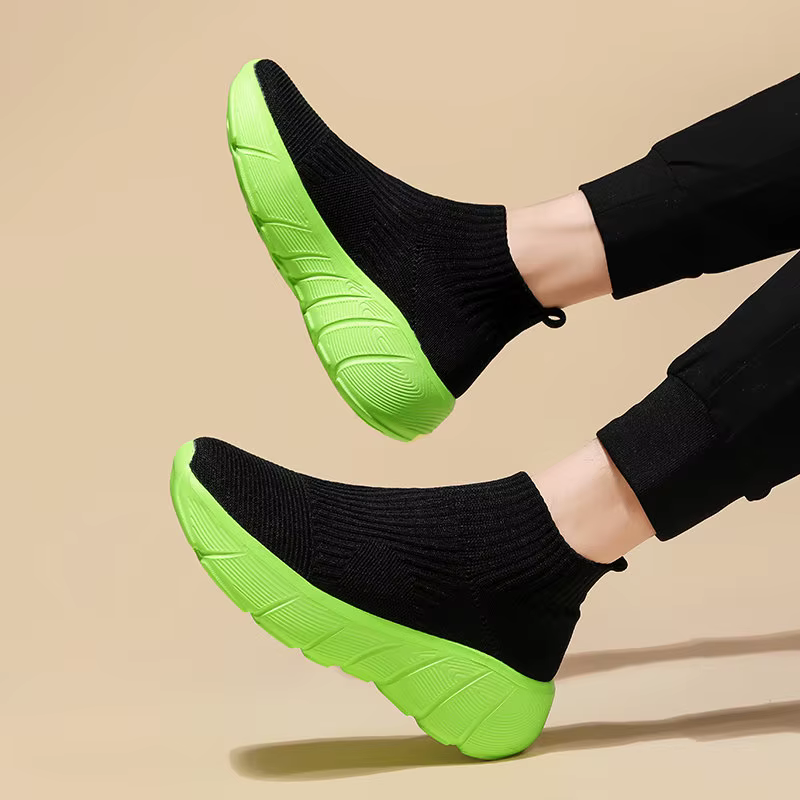 Chaussures de course à plateforme montantes pour hommes et femmes