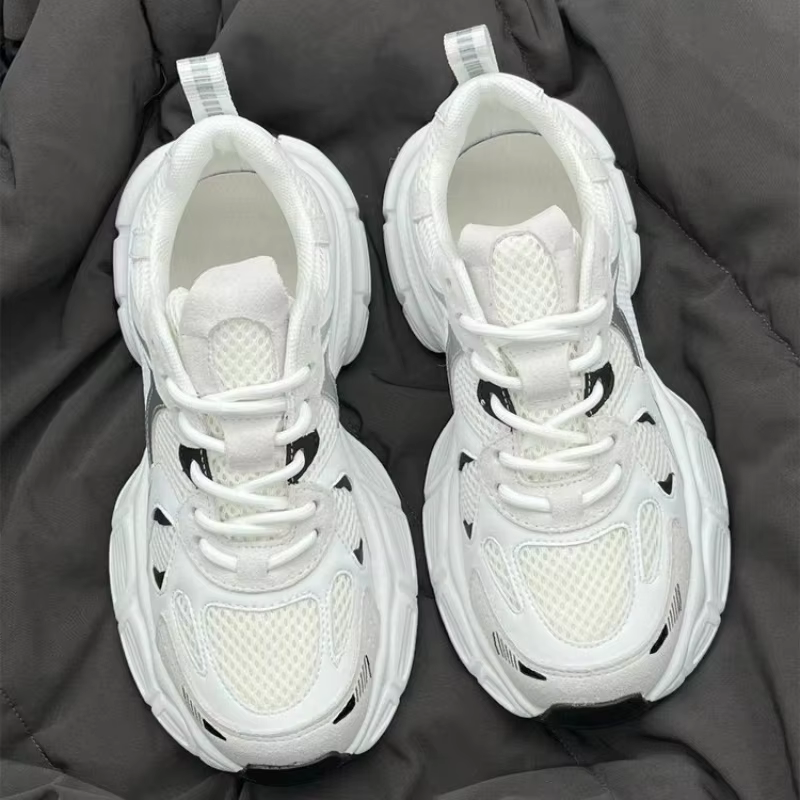 Baskets de luxe en maille respirante pour femmes