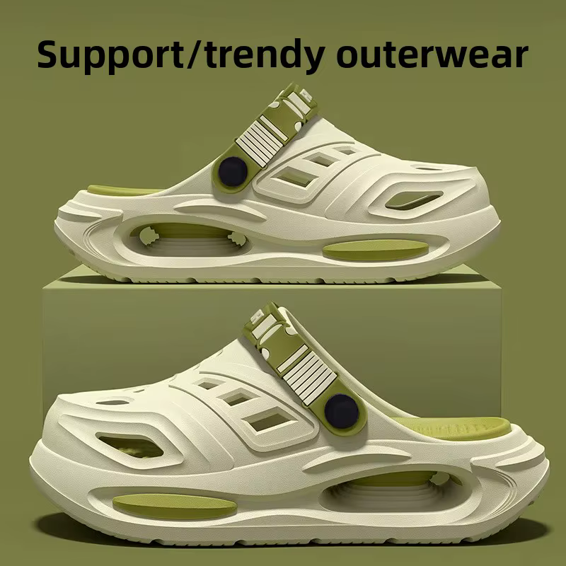 Chaussures d'été unisexes à semelles épaisses et perforées