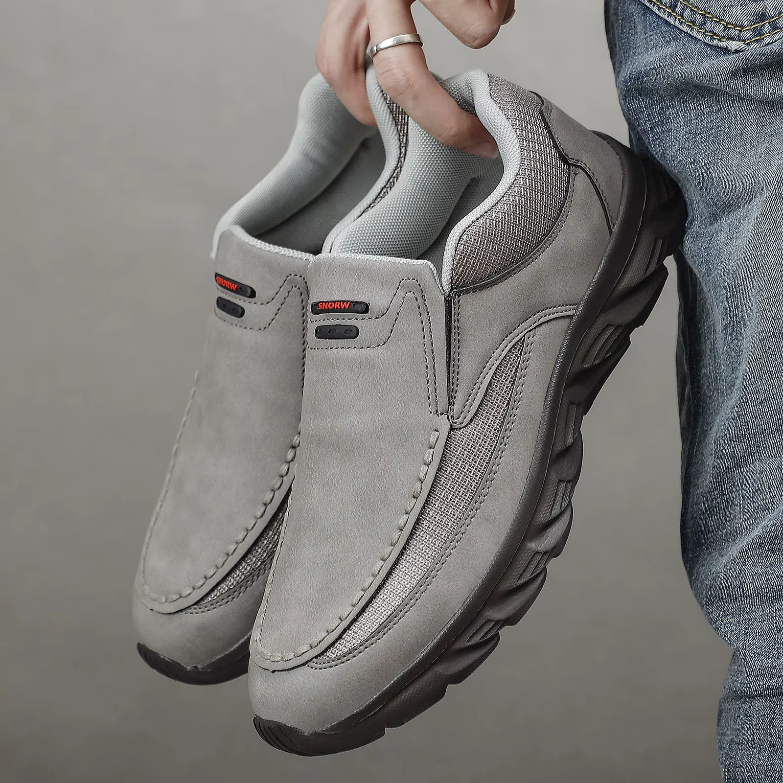 Hommes mocassins sans lacet chaussures décontractées