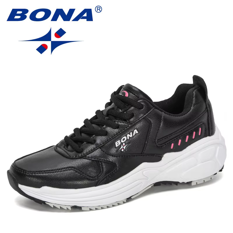 BONA nouveaux créateurs classiques baskets chaussures de course femmes