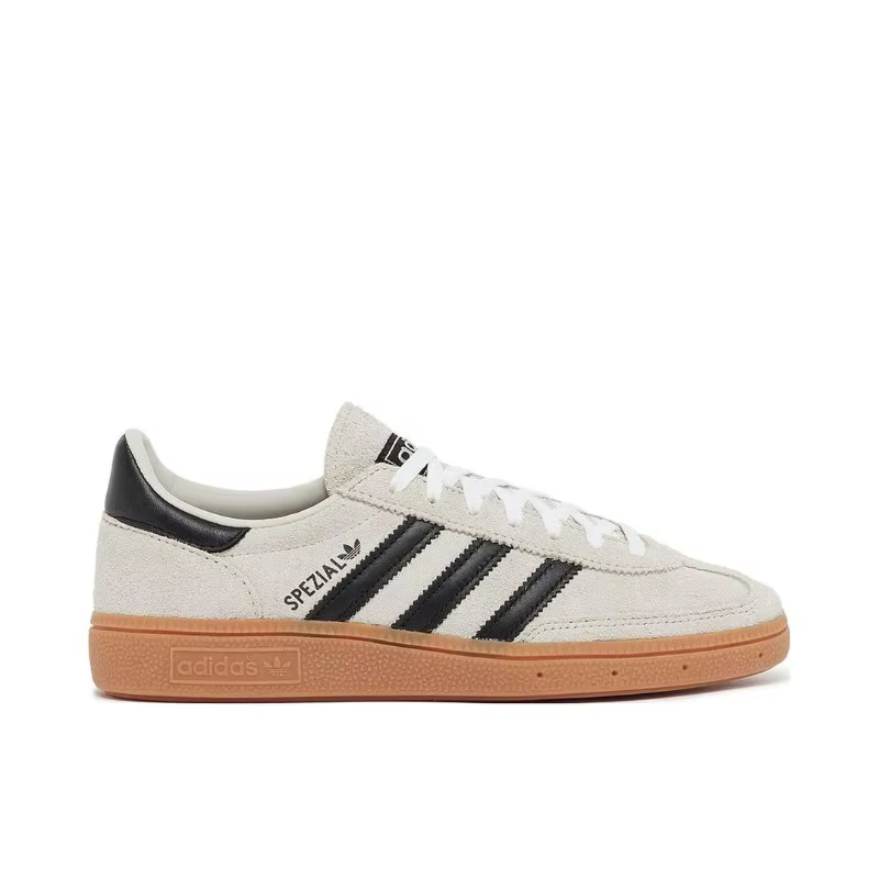 Adidas Originals Handball Spezial Homme Femme Chaussures de sport antidérapantes résistantes à l'usure Unisexe Sneakers de ville Gris clair Noir IF6562