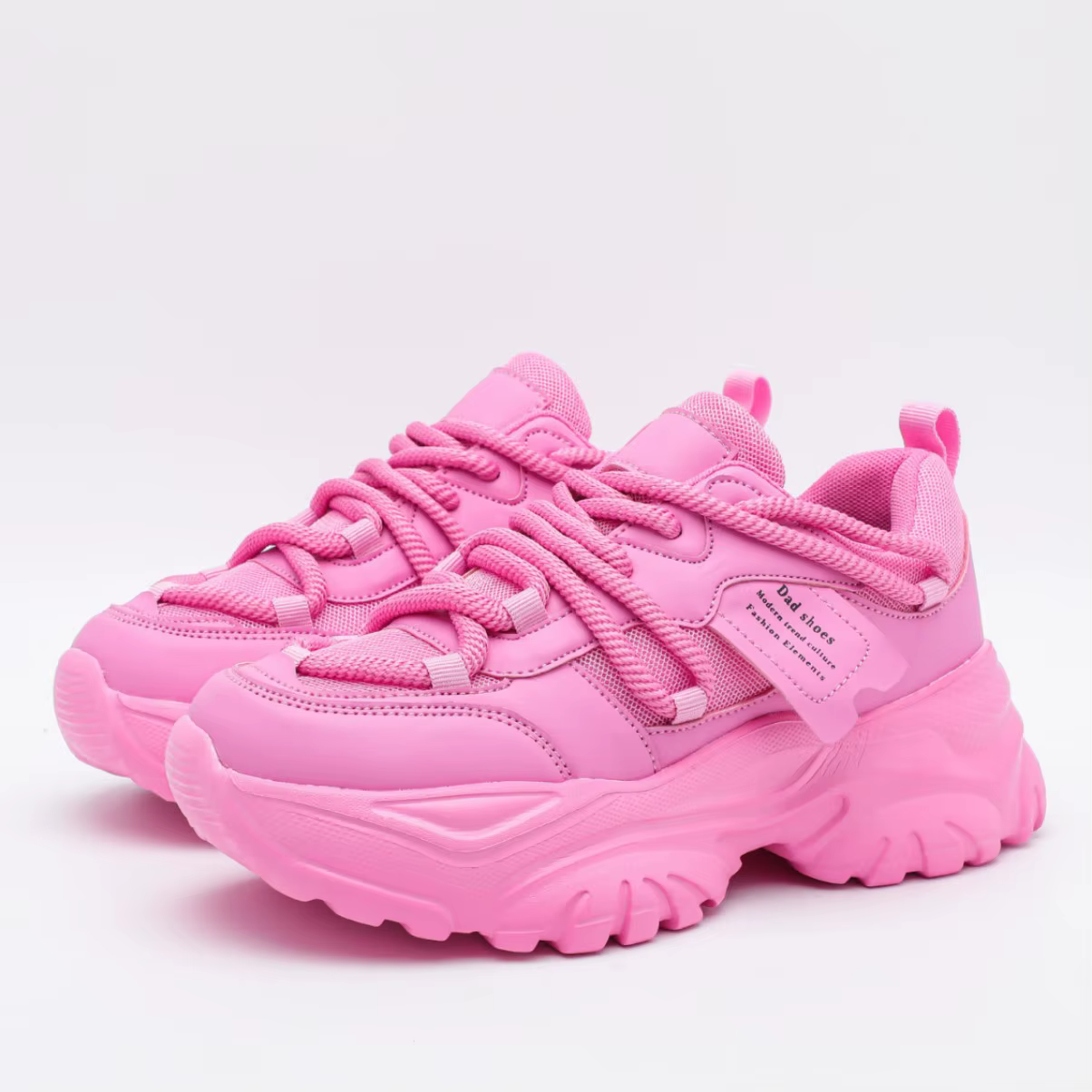 Baskets jaunes femme plate-forme chaussures de sport respirant femmes