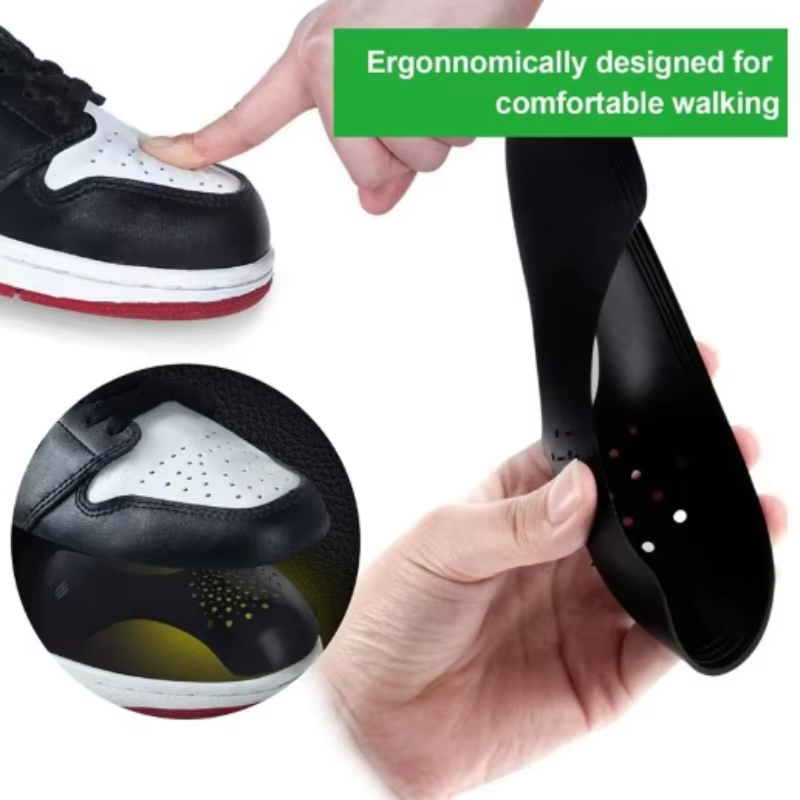 Protège-plis pour chaussures de sport – Protection de la pointe du pied – Anti-plis et anti-fissures – Support pour la