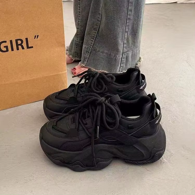 Chaussures Dad Shoes Femme Printemps/Été 2026 Nouvelle Collection Populaire à Semelle Épaisse Effet Gâteau