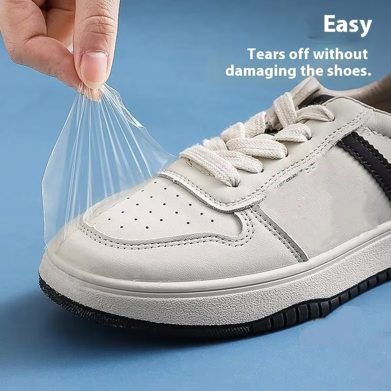 30/90 pièces chaussures orteil pluie autocollants Films clairs tête de chaussure élimination des taches résistant à