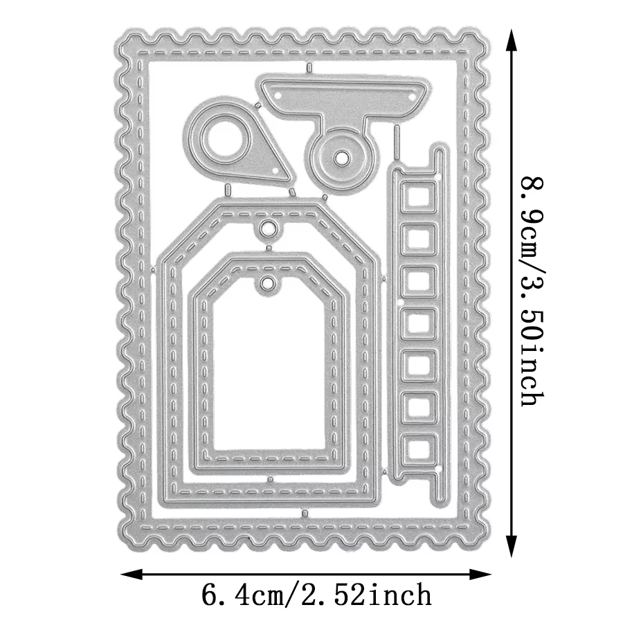 Accessoires de timbres-poste, matrices de Scrapbooking, cadre de matrices de découpe en métal, pochoirs pour Album de bricolage, carte en papier, matrices artisanales décoratives