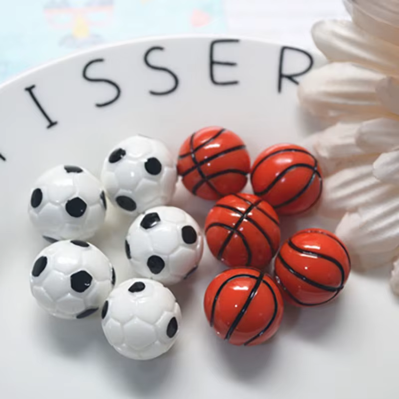 Basket-Ball Badminton bricolage accessoires nouvelle qualité 5 pièces Football Miniature Football